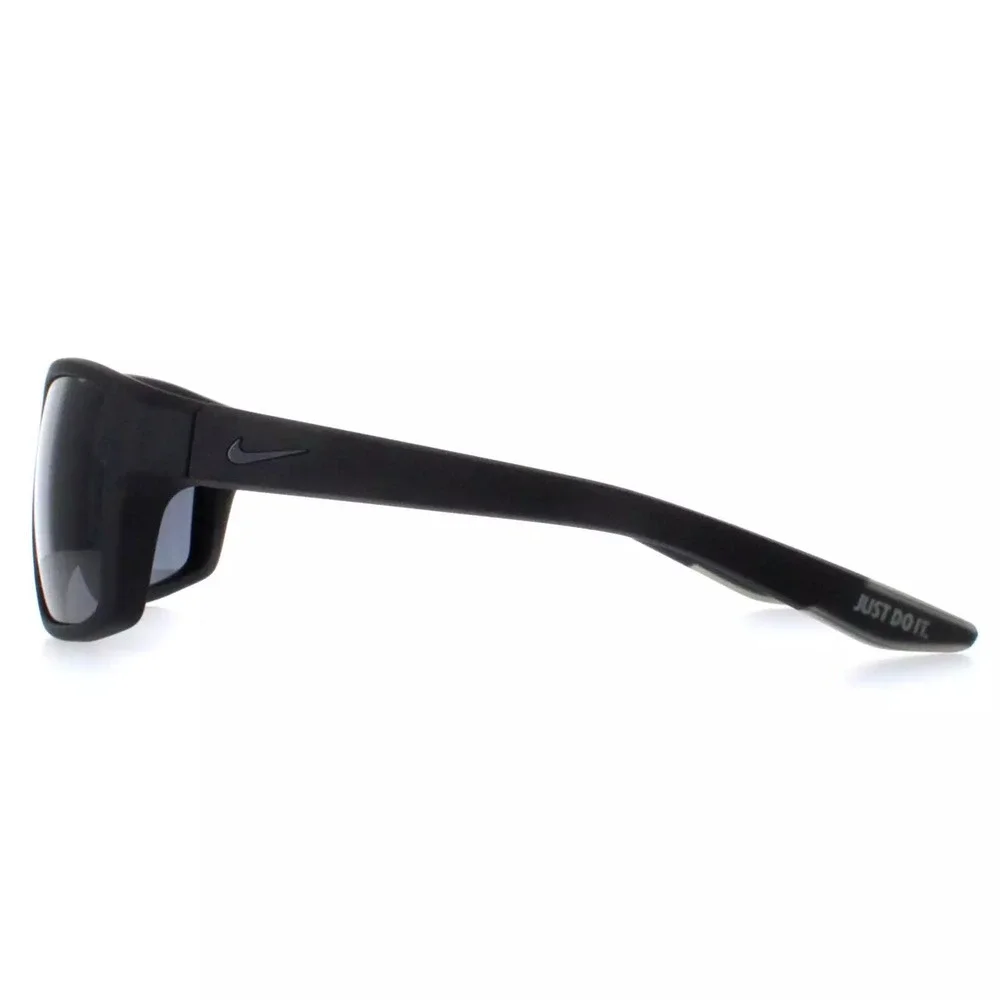 NWT Nike BRAZEN-FURY-MI-DC3294-011 Matte Black Shield 60mm Sunglasses